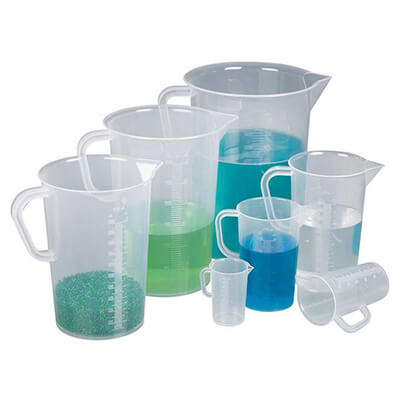 Bécher en plastique